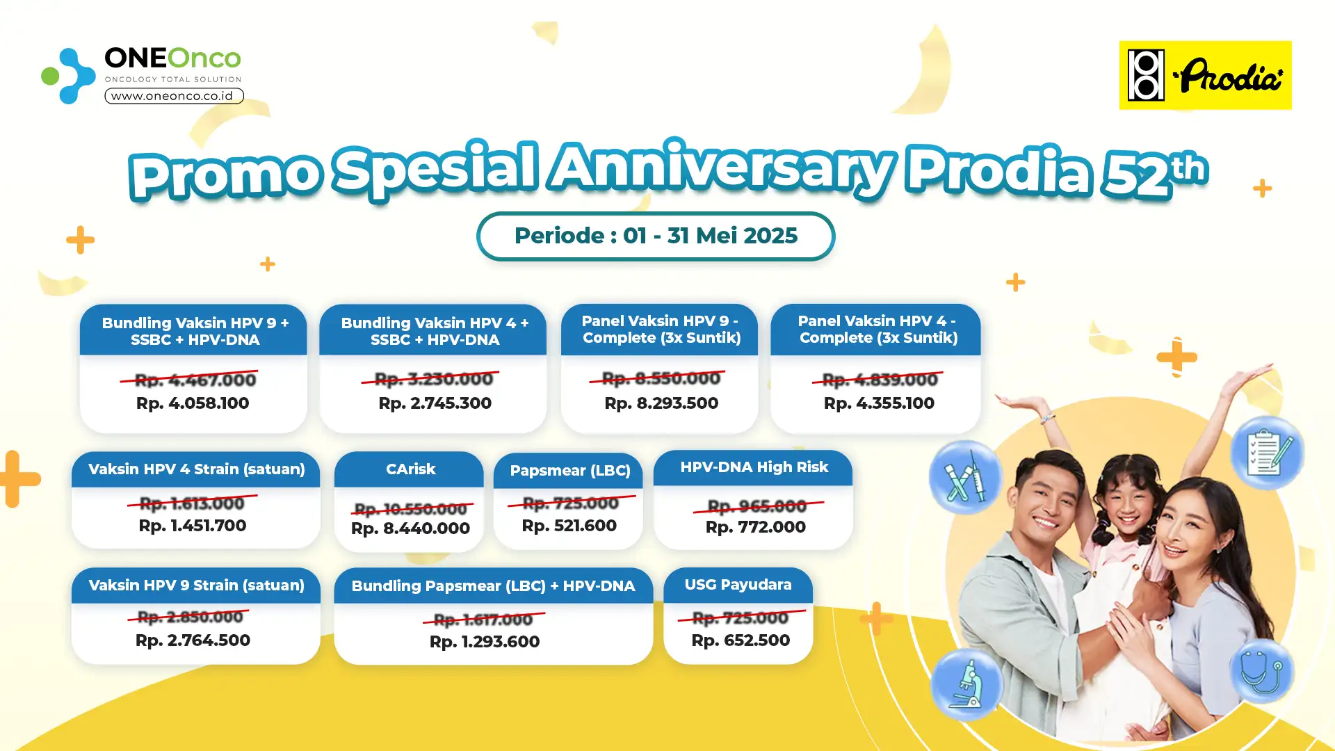 <p>Prodia memberikan diskon terkait layanan deteks